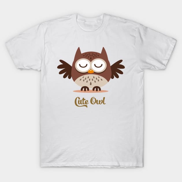 Cute owl lover T-Shirt by This is store